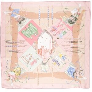 Hermès Fêtes Vénitiennes Jacquard Silk Scarf